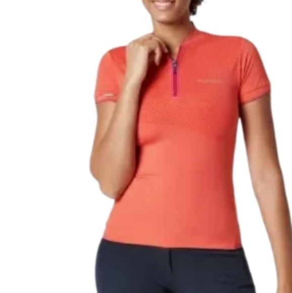 Porsche Design Women's Coral Short Sleeve Tee - Picture 2 of 12